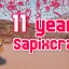 Celebrating 11 years of Sapixcraft on Planet Minecraft