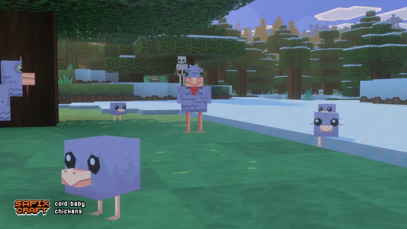 Cold baby chickens