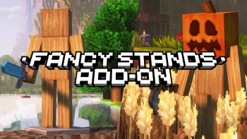 Fancy Stands add-on featuring custom armor stand models