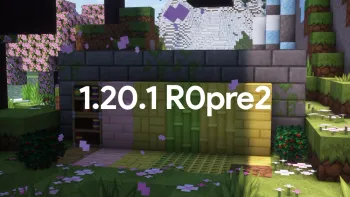 Sapixcraft Java 1.20.1 update featuring chiseled bookshelves, cherry wood and bamboo blocks