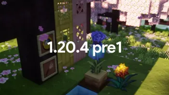Sapixcraft Java 1.20.4 update featuring clocks, pink petals and cherry doors