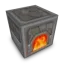 lit furnace