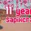 Celebrating 11 years of Sapixcraft on Planet Minecraft
