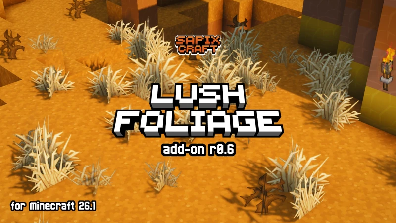 Lush Foliage add-on r0.6 featuring new dry grass variants